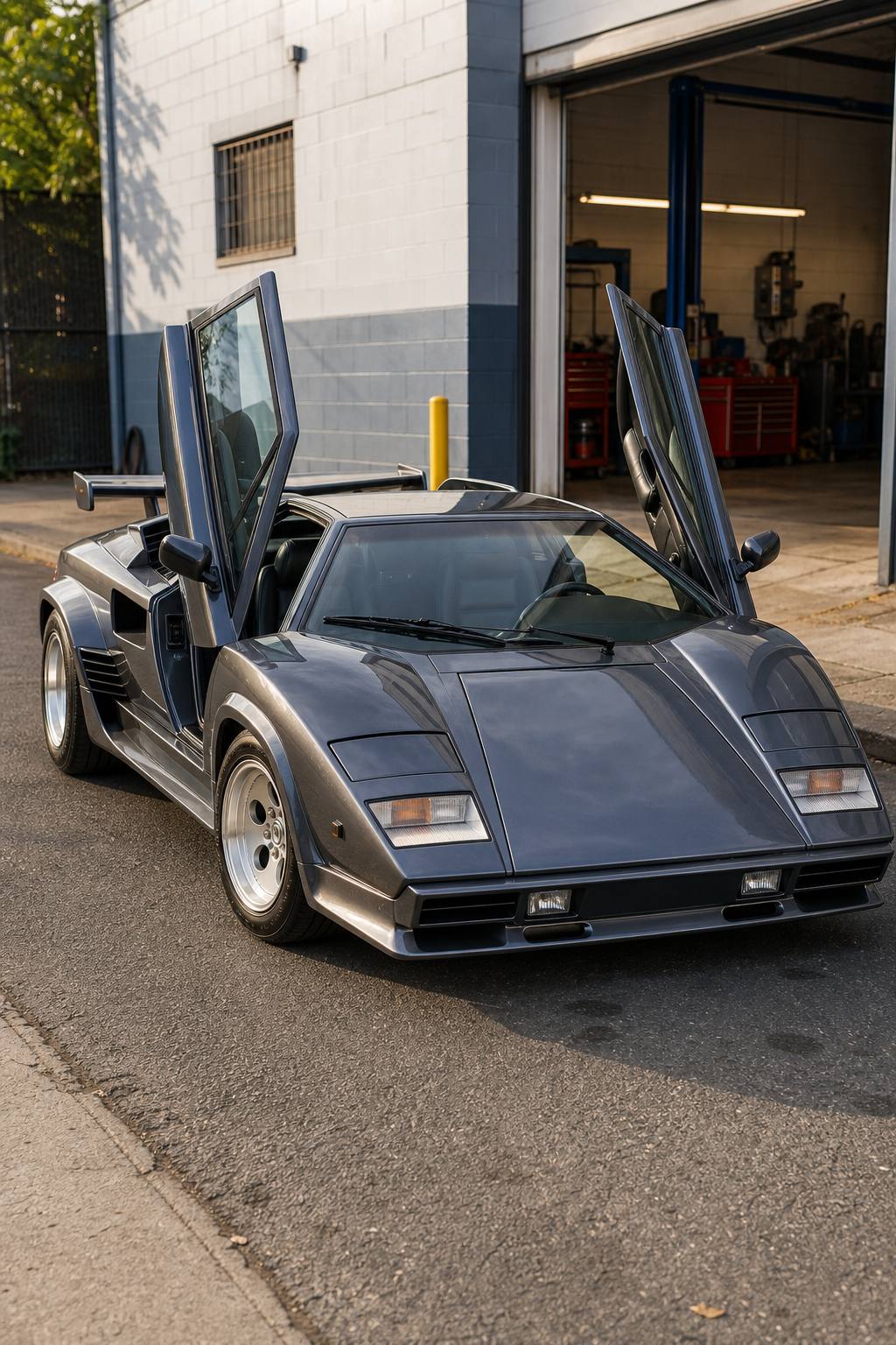 needs TLC 1988 Lamborghini Countach replica project AI restoration vision
