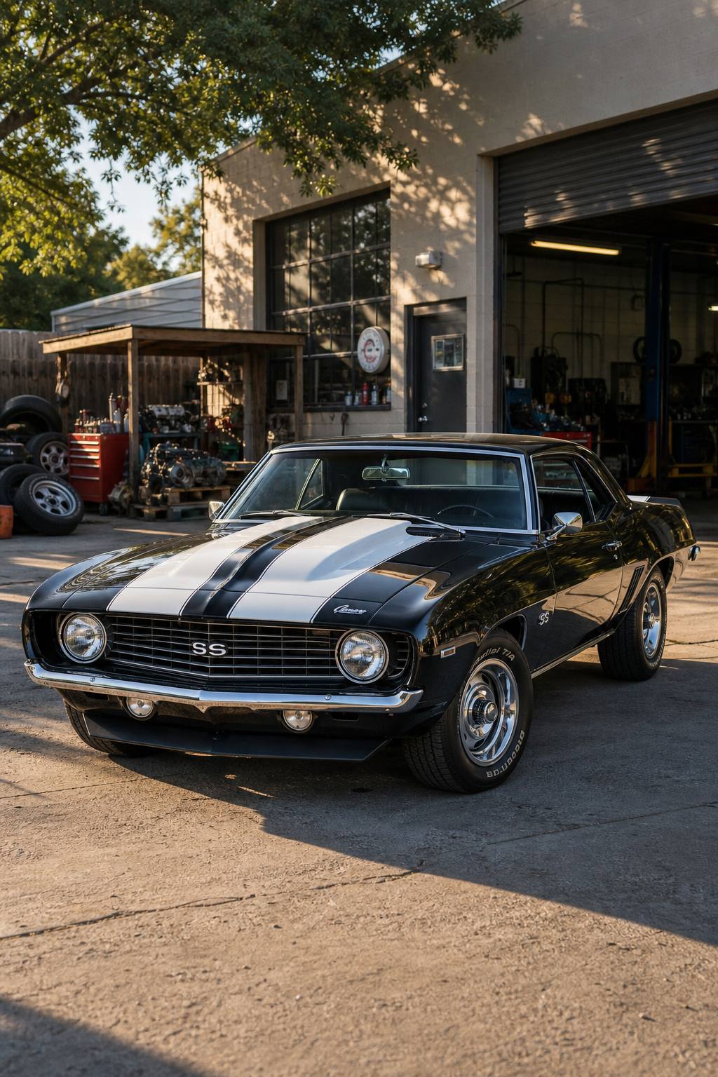 restomod 1969 Chevrolet Camaro SS project AI restoration vision