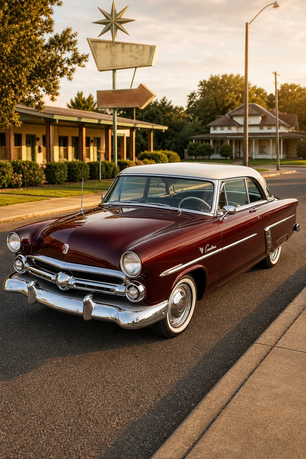 1952 Ford Crestline Victoria AI restoration vision