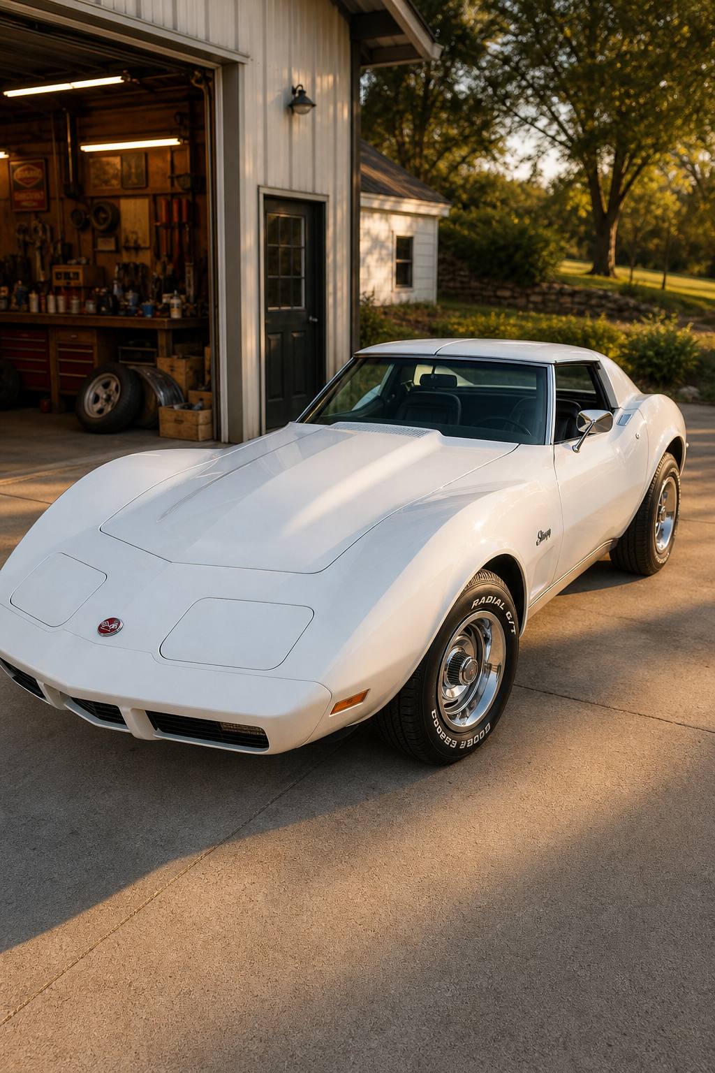 barn find 1976 Chevrolet Corvette Project AI restoration vision