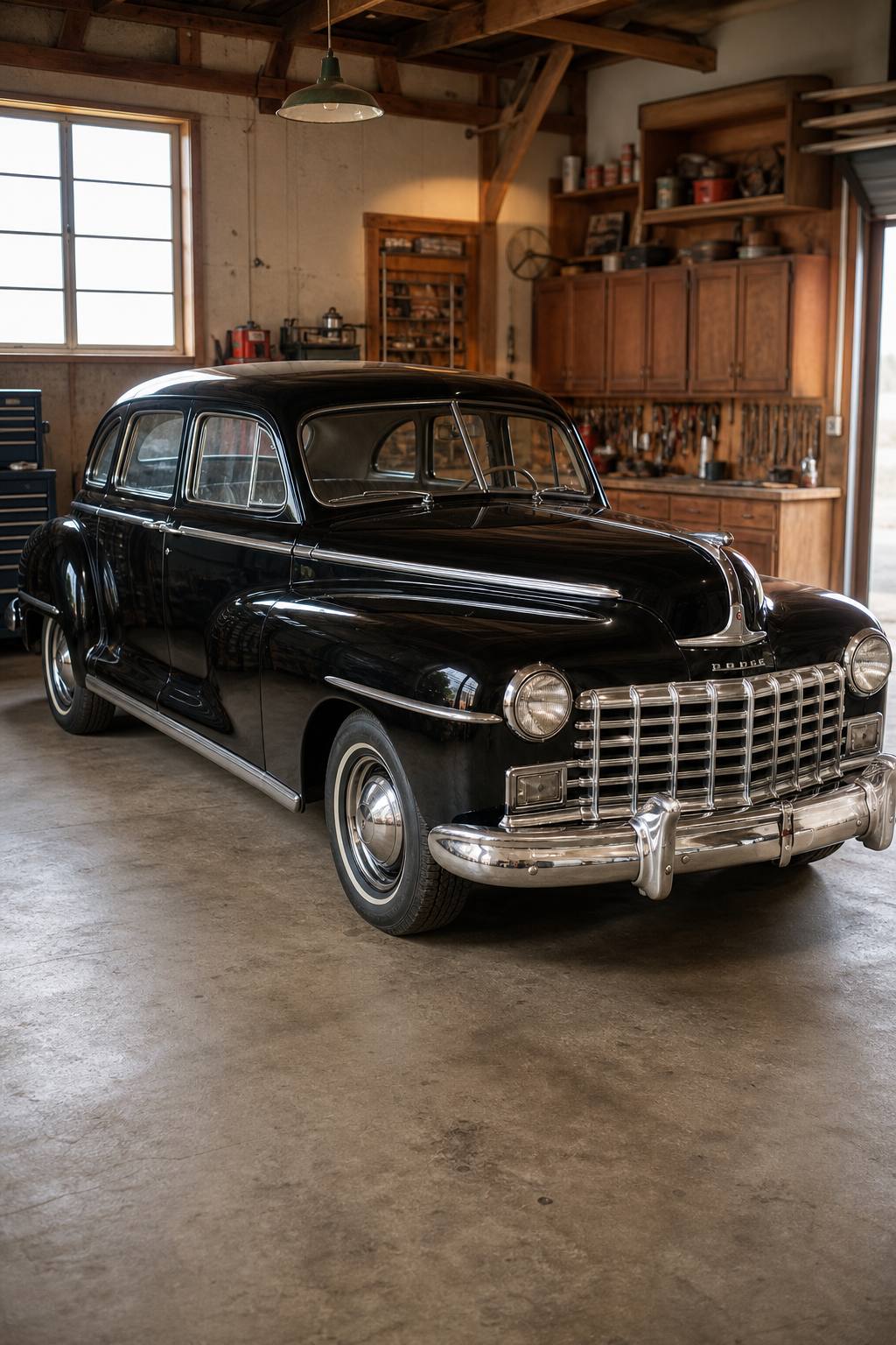 very solid 1948 Dodge Seven Passenger project AI restoration vision