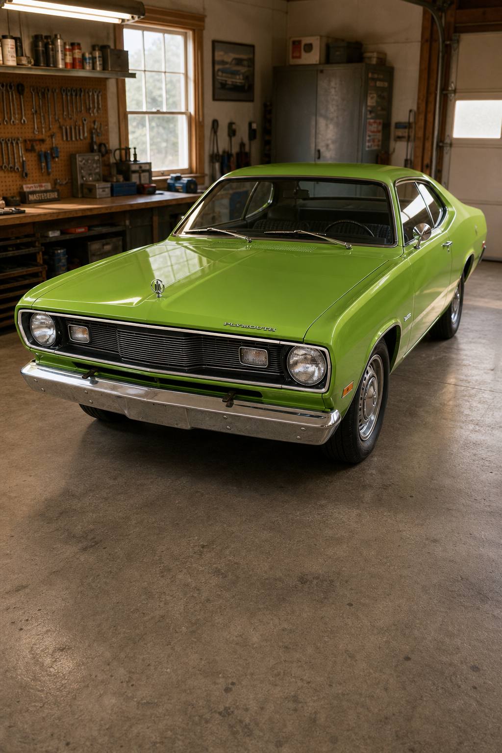 seized engine 1971 Plymouth Duster project AI restoration vision