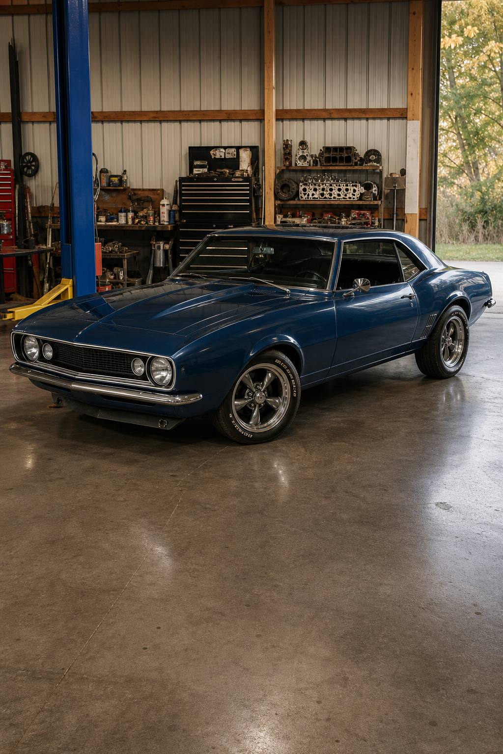 new parts 1968 Chevrolet Camaro project AI restoration vision