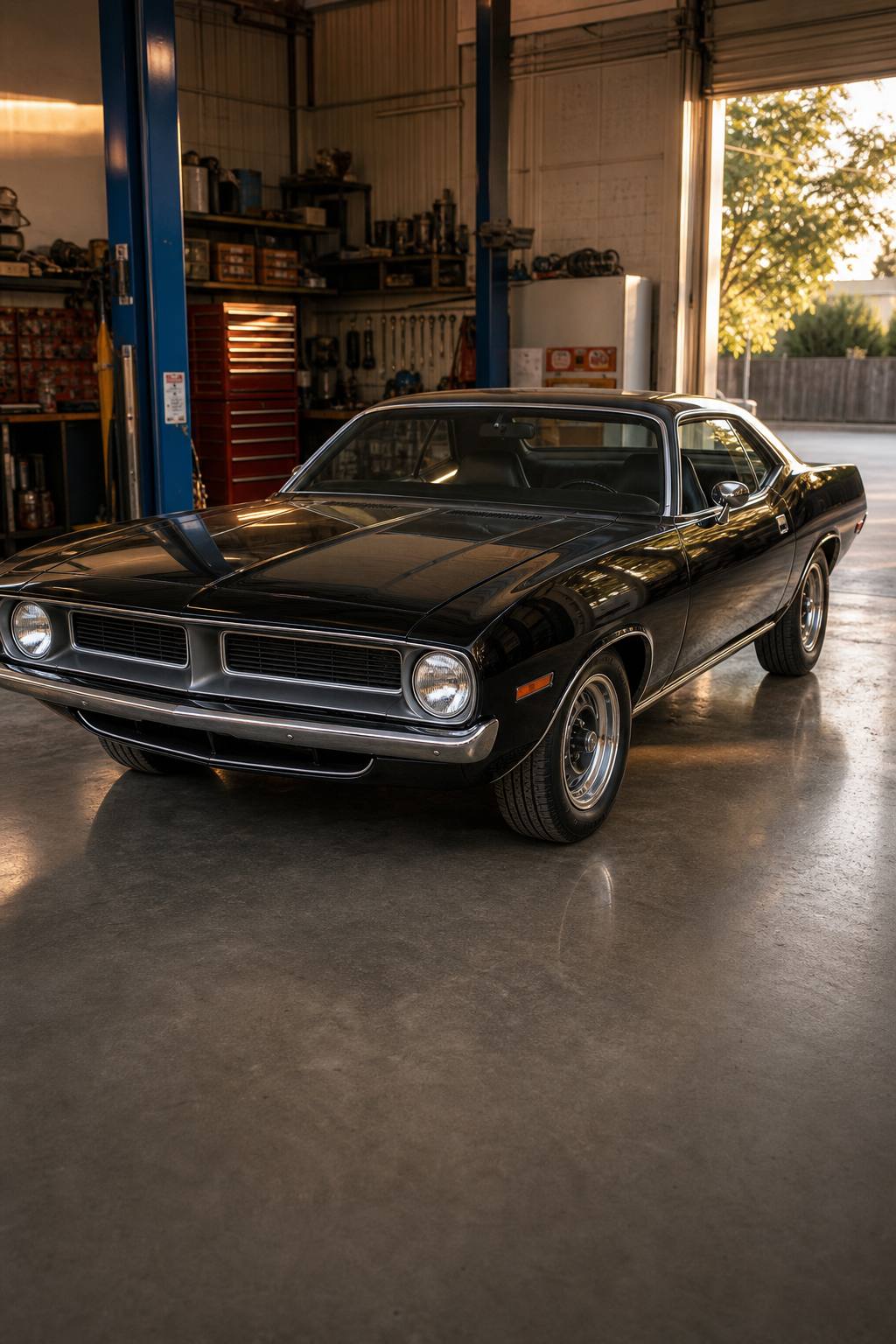 amazingly solid 1973 Plymouth Barracuda project AI restoration vision