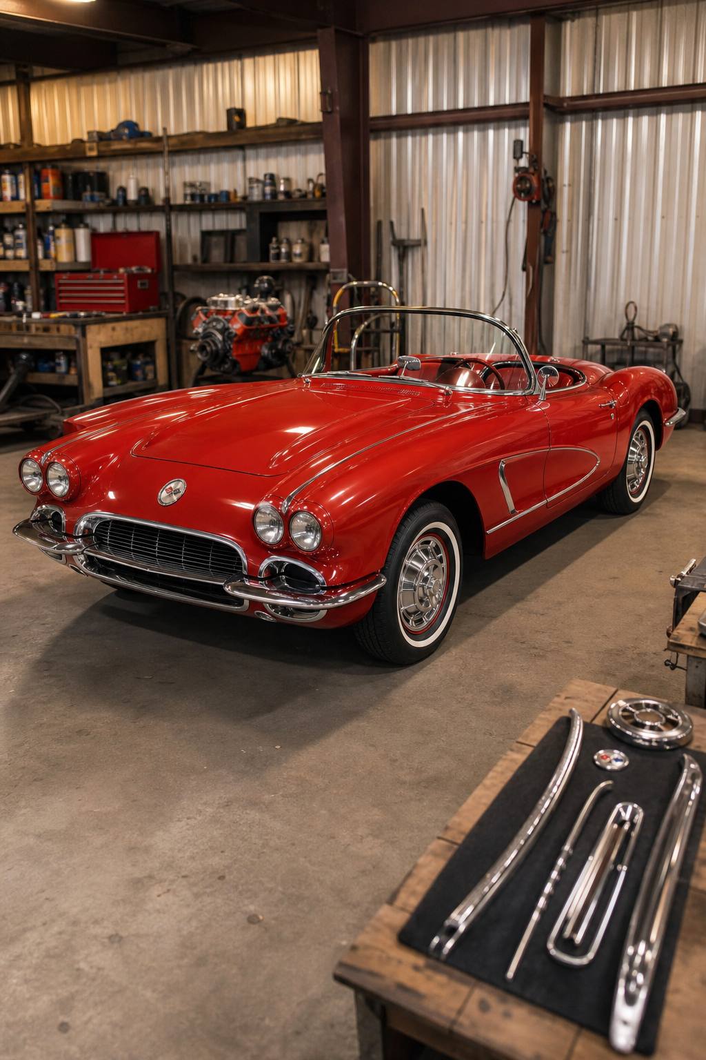 needs full restoration 1960 Chevrolet Corvette project AI restoration vision