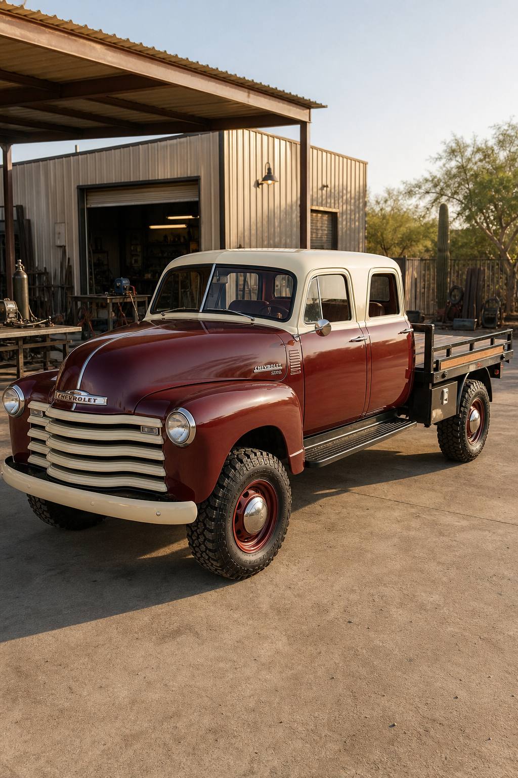 project 1951 Chevrolet Pickup custom AI restoration vision