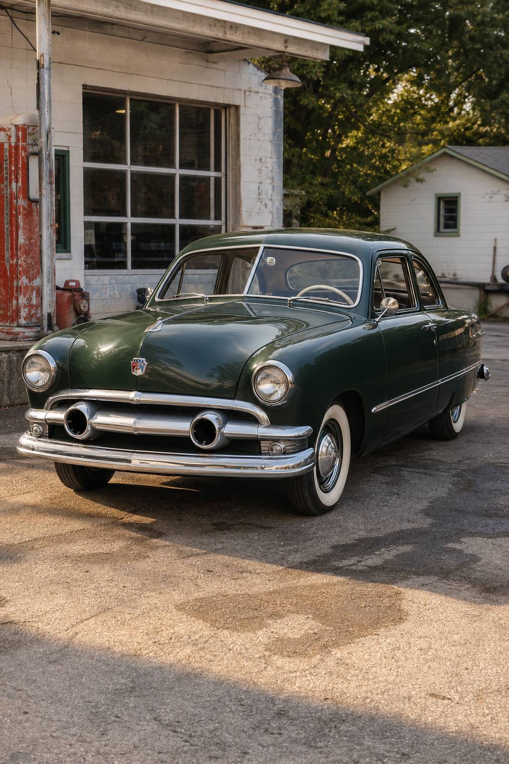 running 1951 Ford Deluxe project AI restoration vision