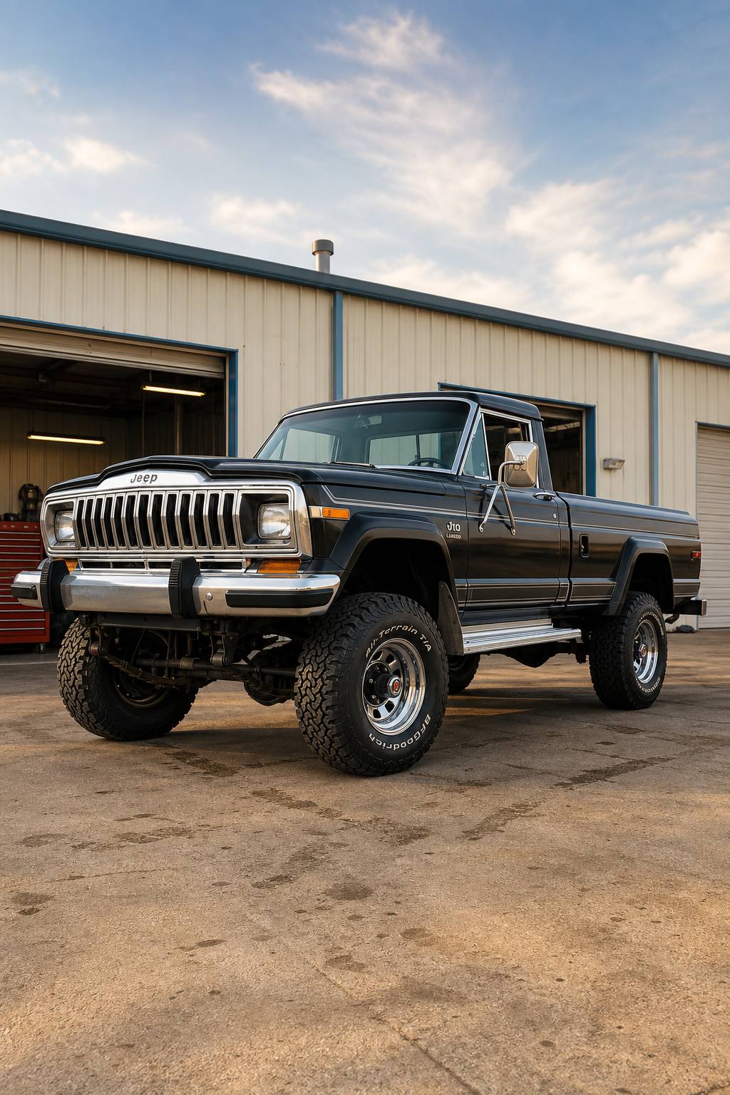 solid 1981 Jeep J10 Laredo project AI restoration vision
