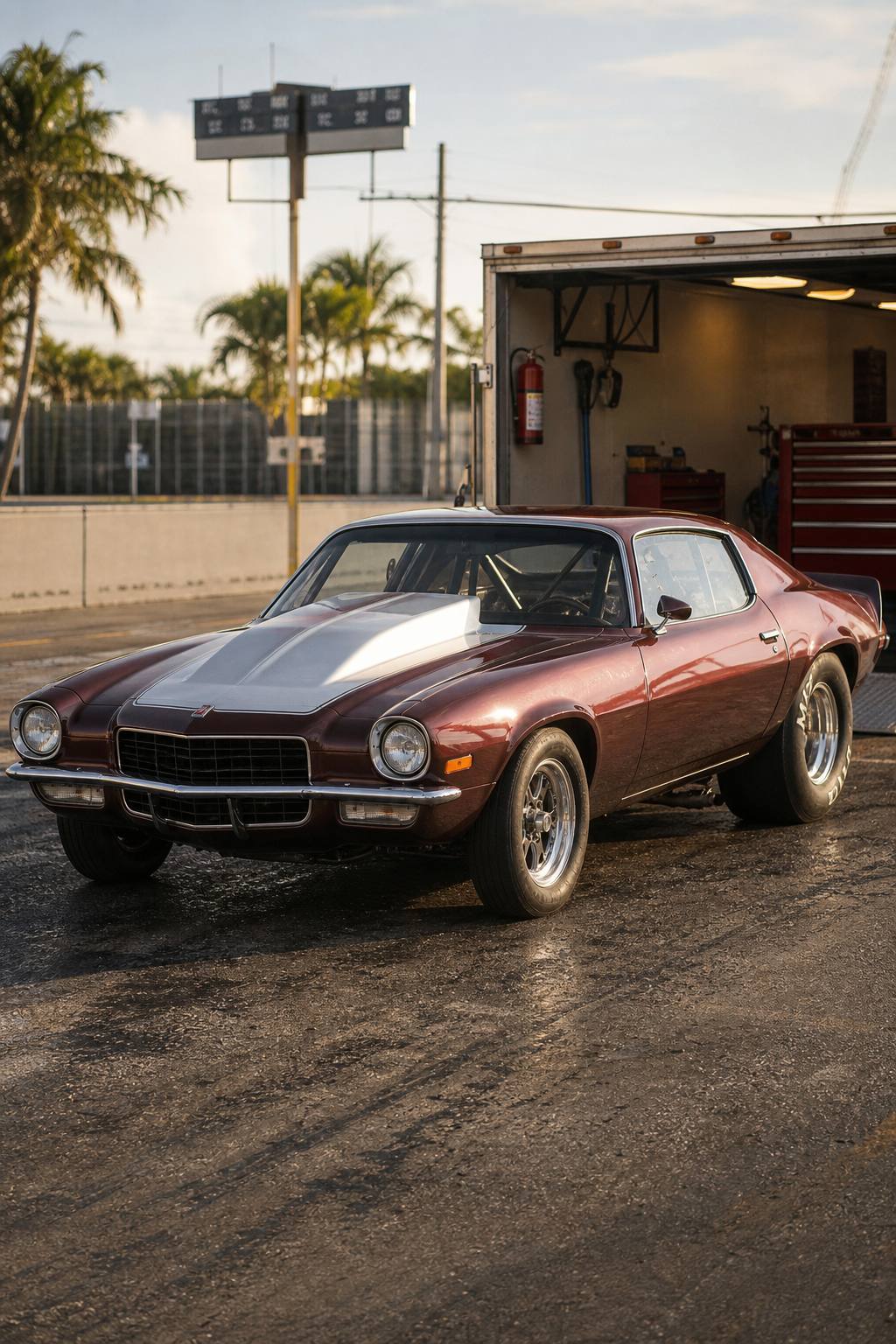 no engine 1971 Chevrolet Camaro project AI restoration vision