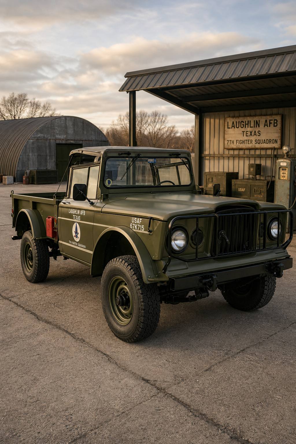 military 1967 Kaiser jeep 1 1/4 ton M715 project AI restoration vision