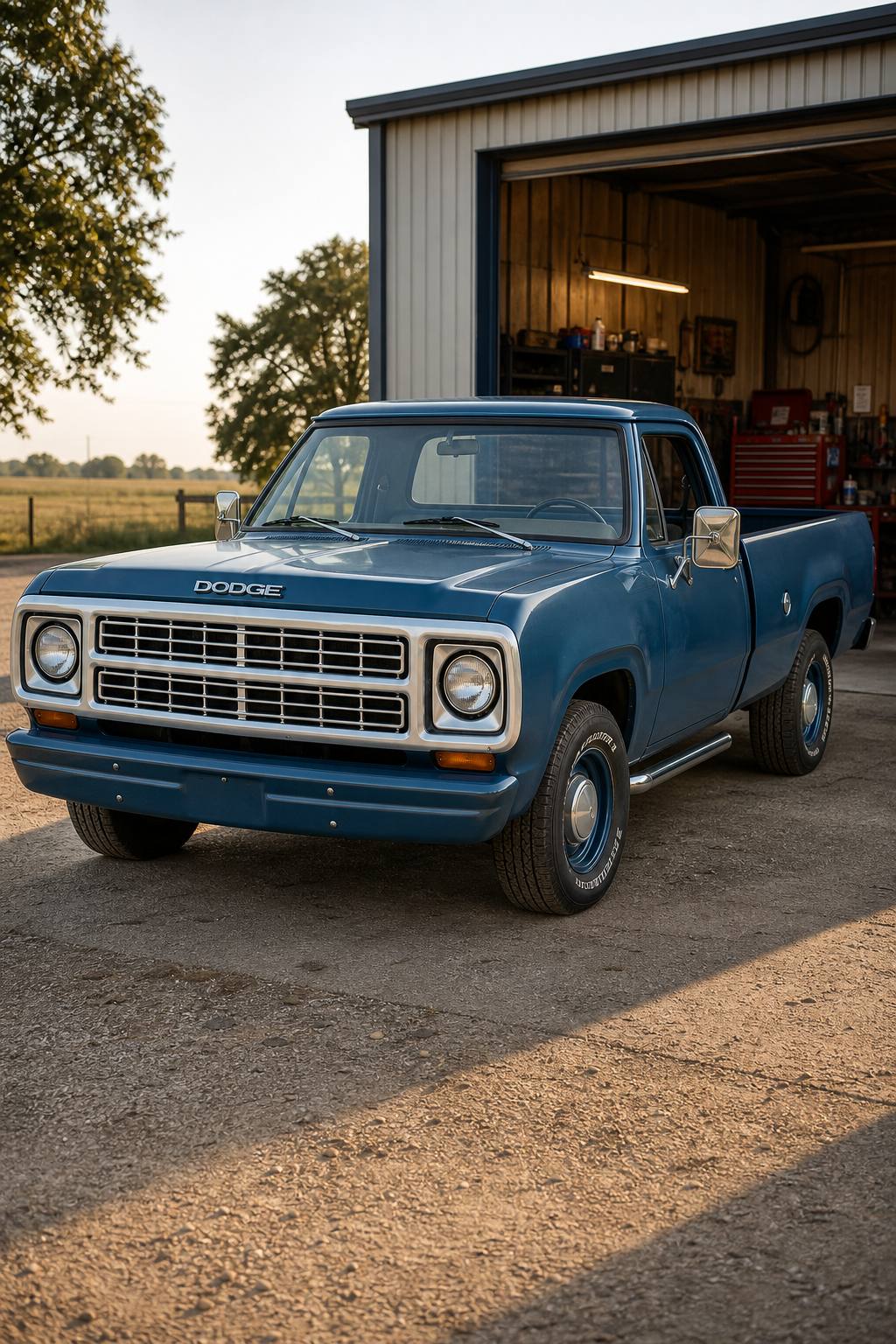 new parts 1979 Dodge Pickup project AI restoration vision