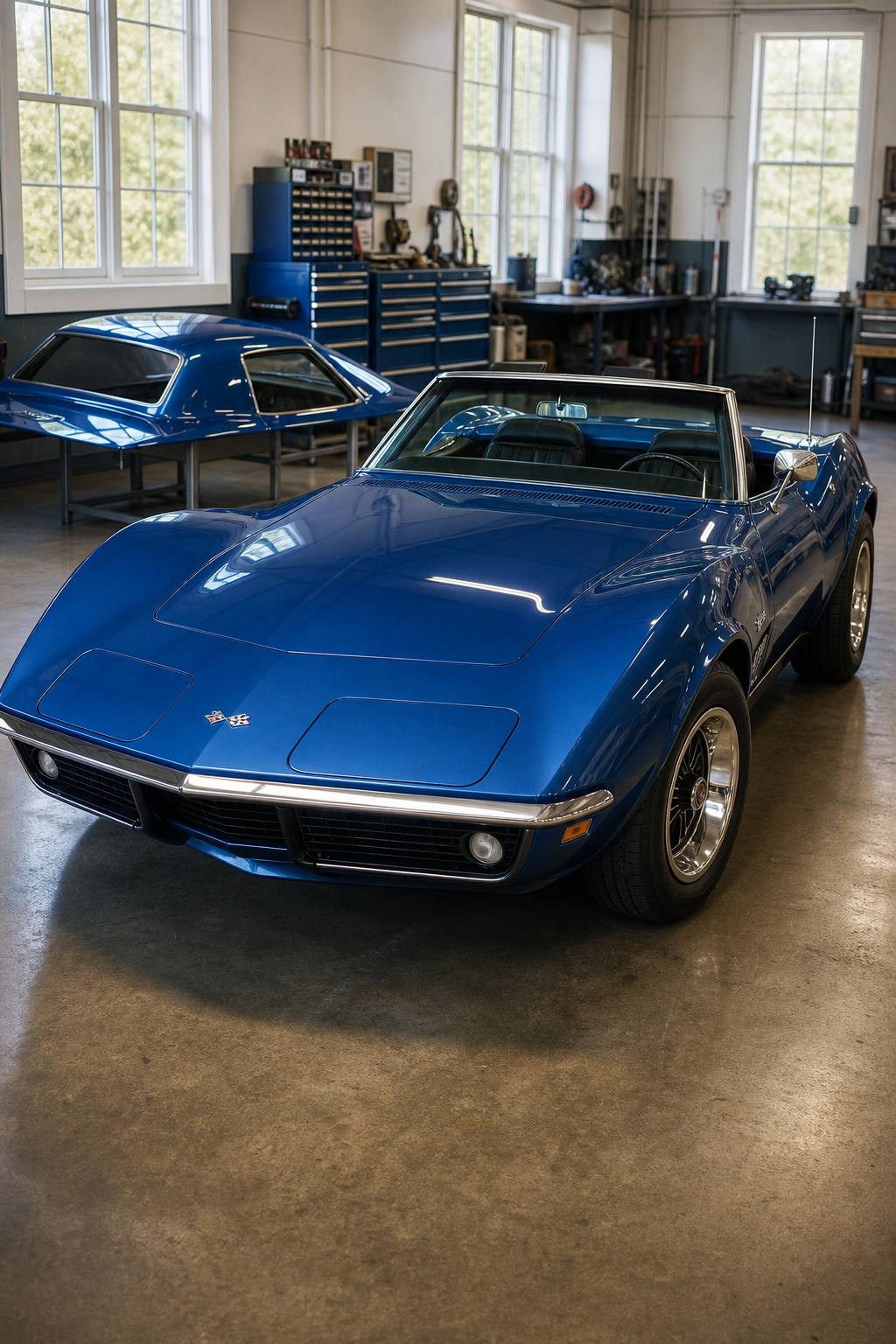 complete 1969 Chevrolet Corvette Convertible Project AI restoration vision