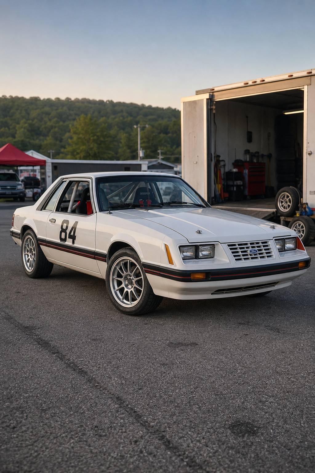 great starter 1984 Ford Mustang project AI restoration vision