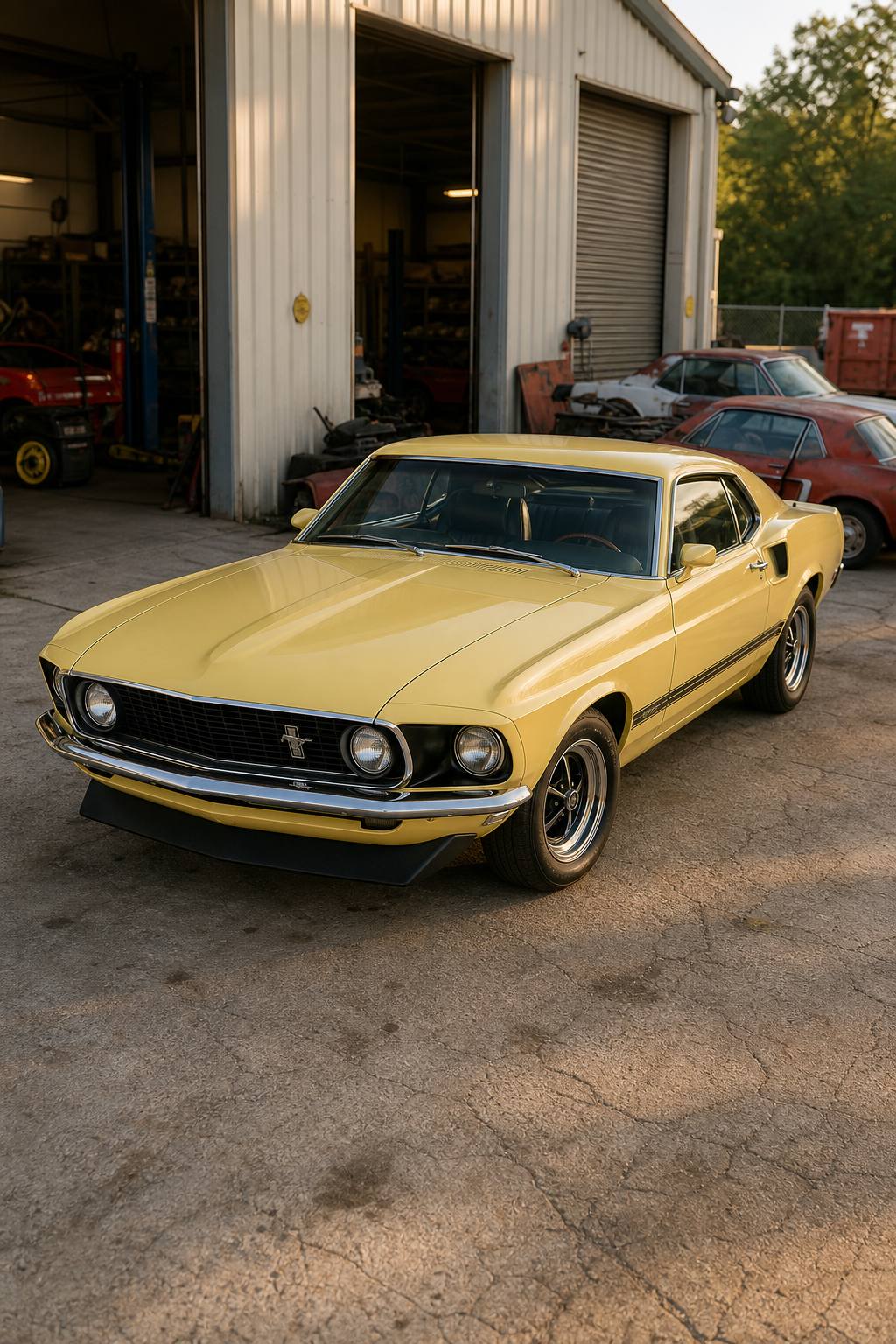 needs a lot of work 1969 Ford Mustang project AI restoration vision