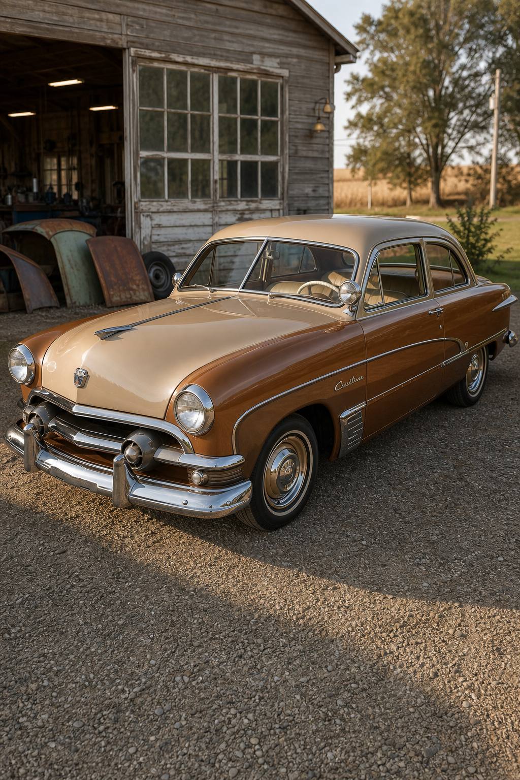 complete 1951 Ford Crestline project AI restoration vision