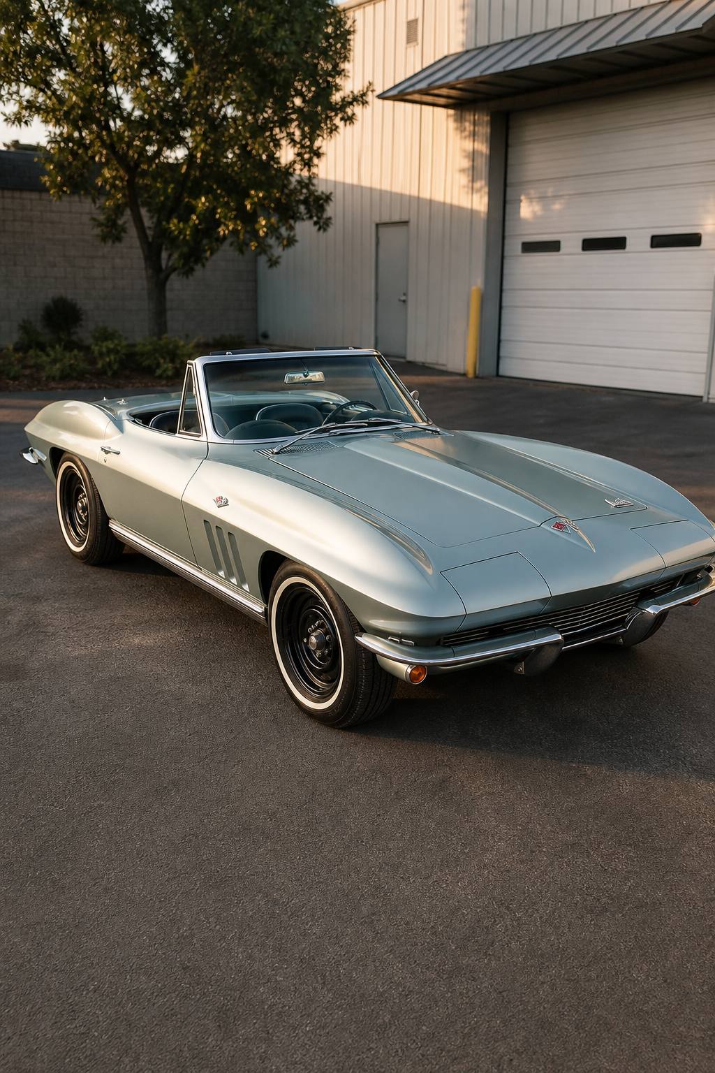 easy repair 1966 Chevrolet Corvette Sting Ray convertible project AI restoration vision