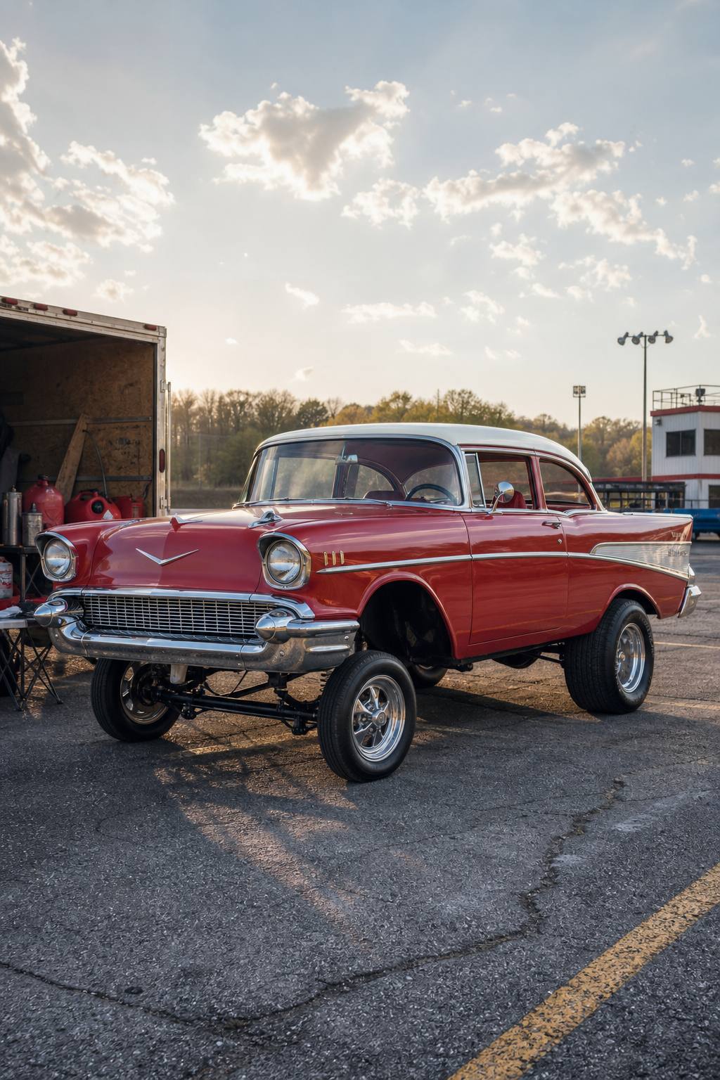 gasser 1957 Chevrolet Bel Air project AI restoration vision
