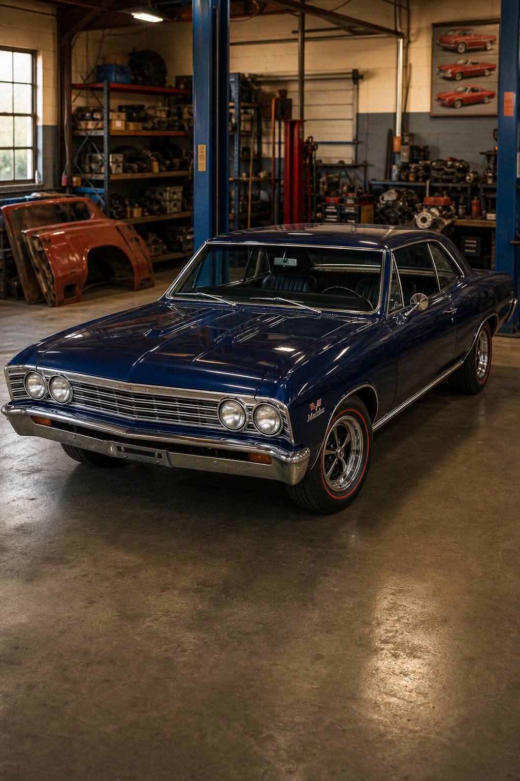 SS clone 1967 Chevrolet Chevelle Malibu project AI restoration vision