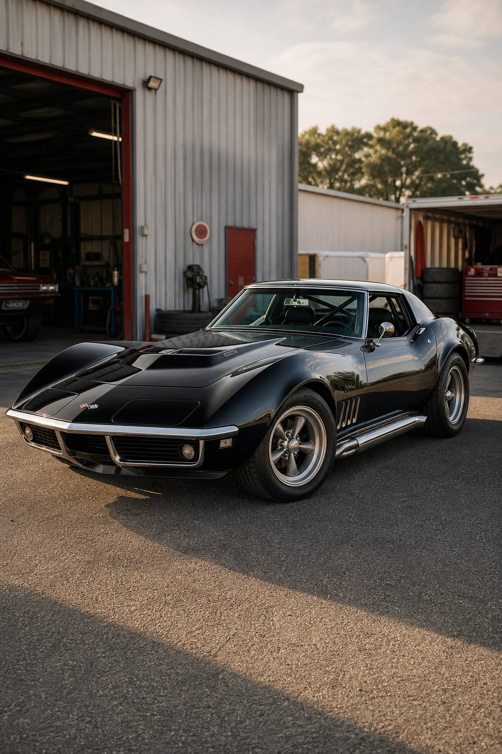 custom 1969 Chevrolet Corvette project AI restoration vision