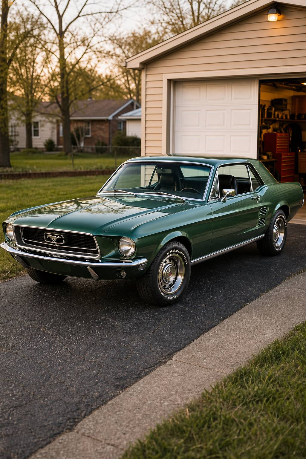 very good 1967 Ford Mustang Coupe V8 project AI restoration vision