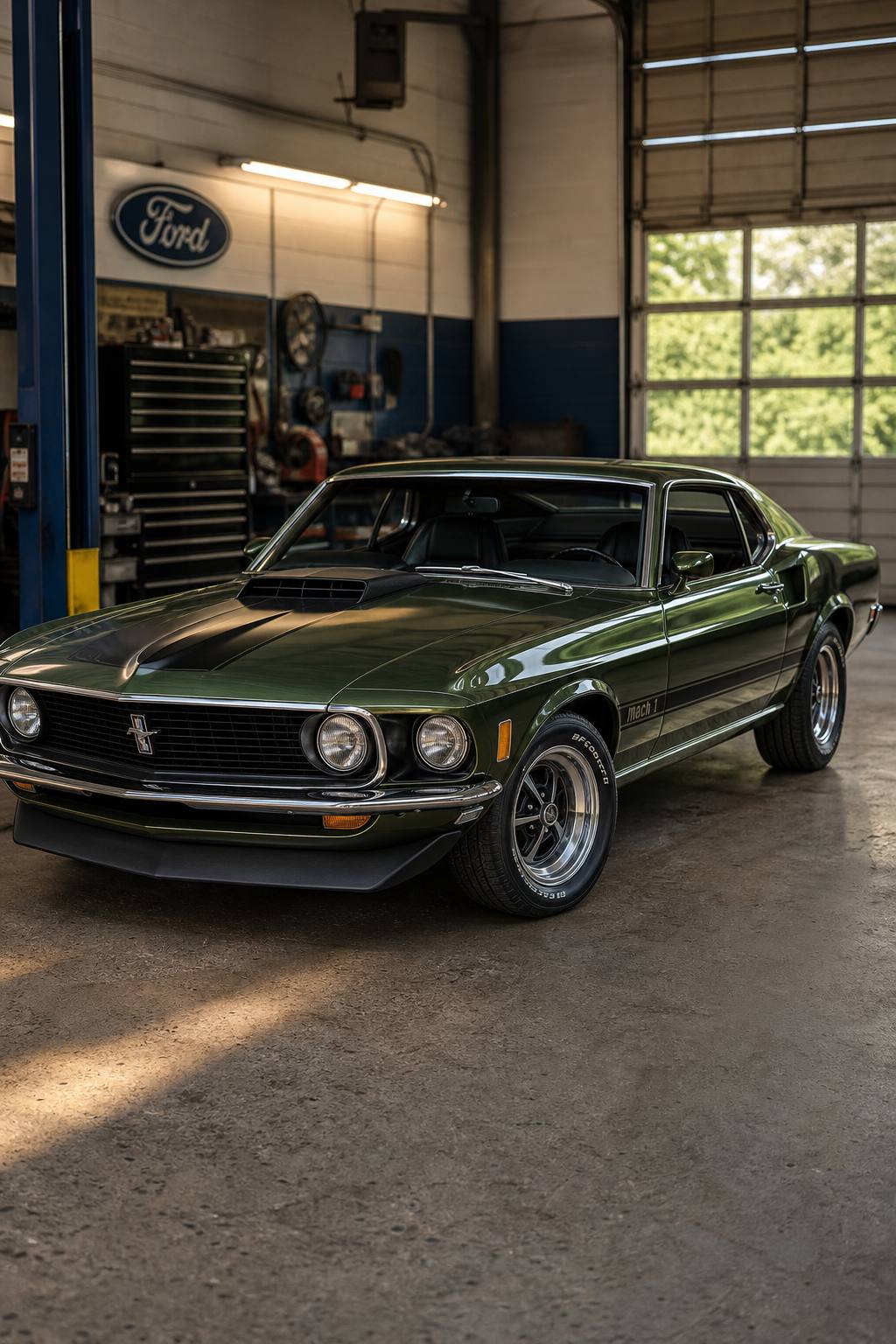 Mach 1 1970 Ford Mustang Project AI restoration vision