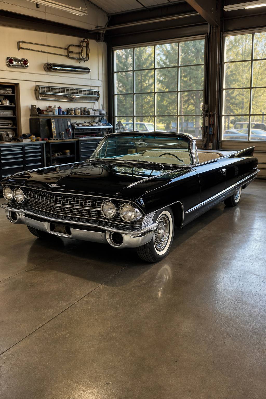 solid 1961 Cadillac Series 62 project AI restoration vision