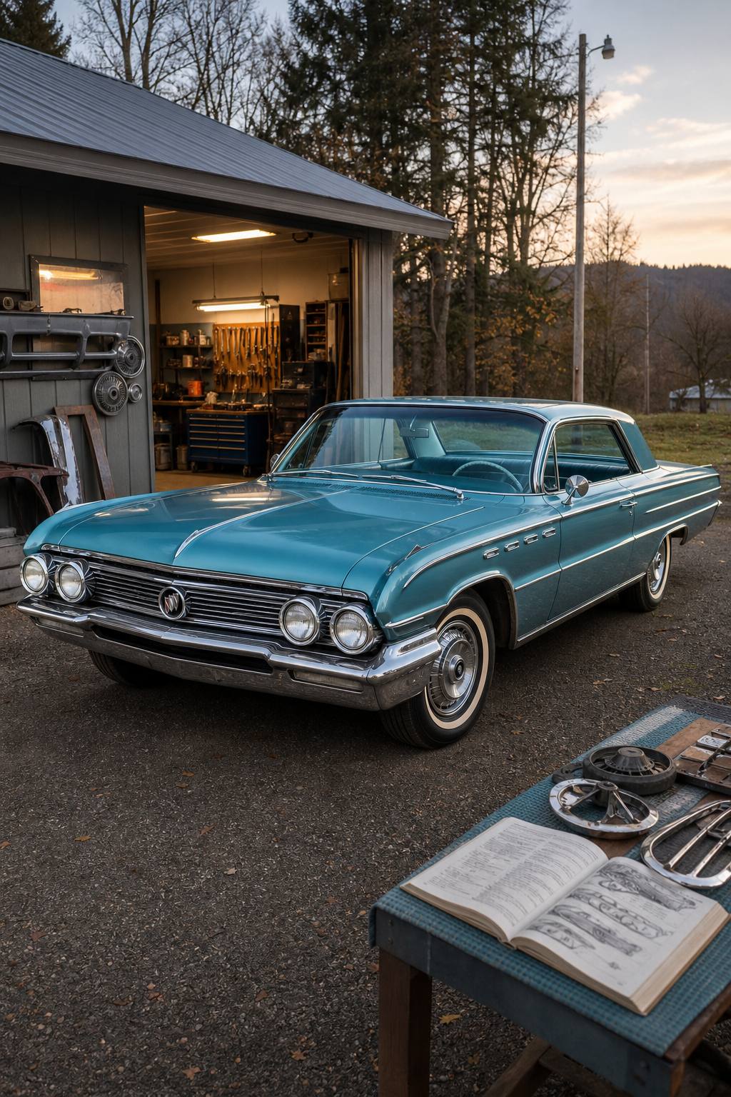 Rare 1962 Buick Electra 225 Coupe project AI restoration vision