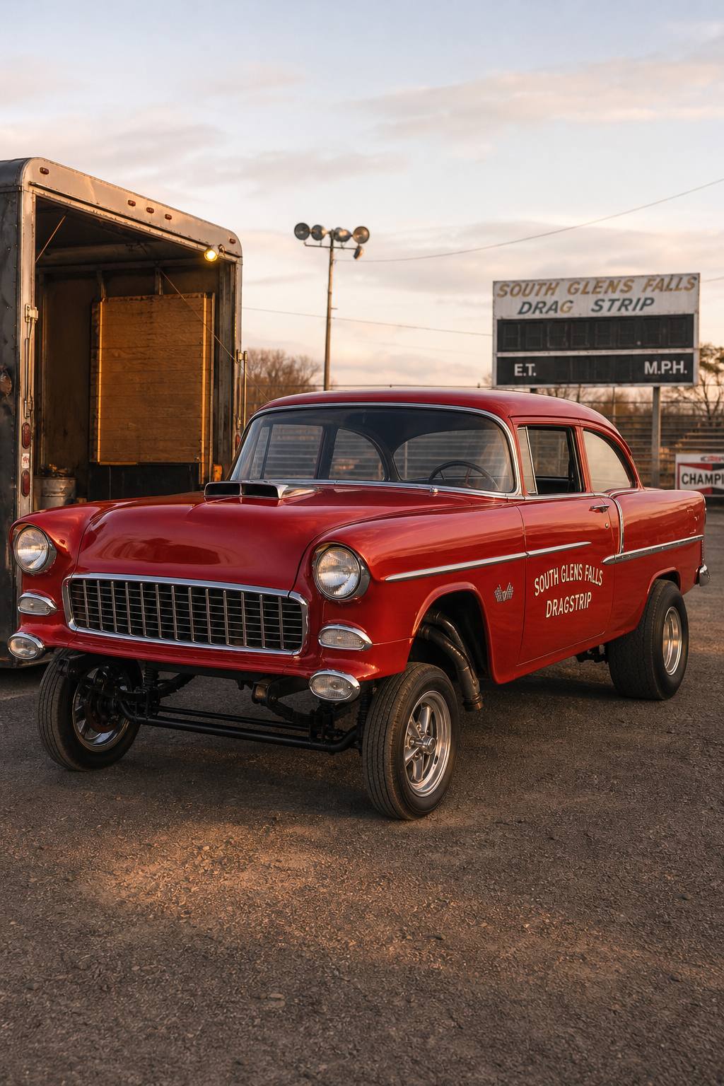 great gasser 1955 Chevrolet Bel Air/150/210 project AI restoration vision
