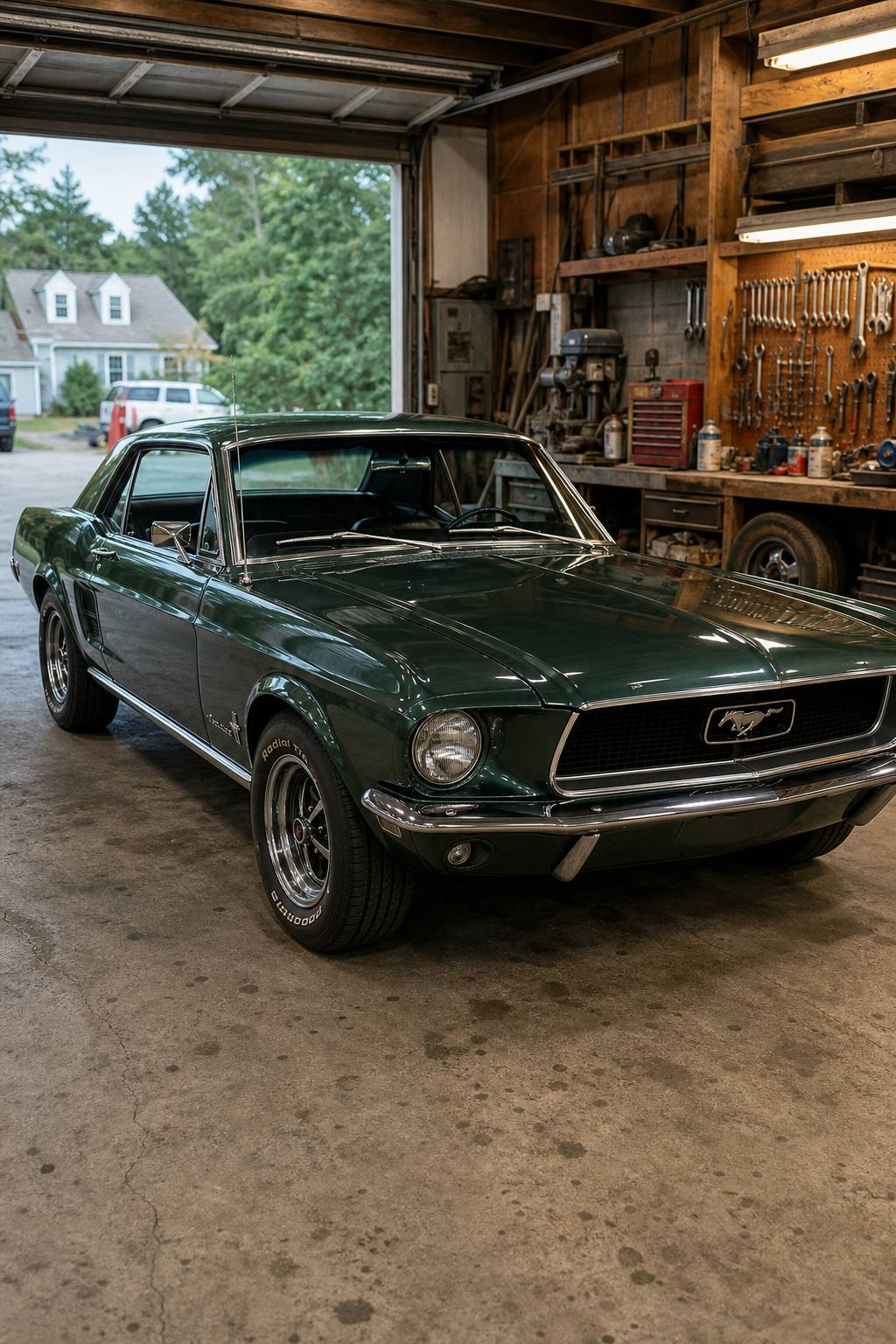 quite solid 1968 Ford Mustang Coupe PROJECT AI restoration vision