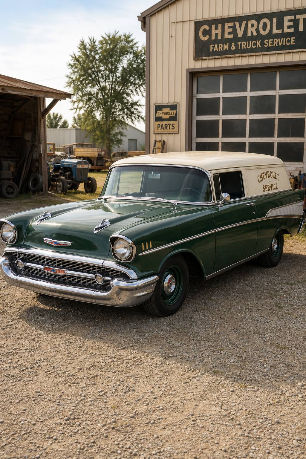 1957 Chevrolet Sedan Delivery Project Vehicle AI restoration vision
