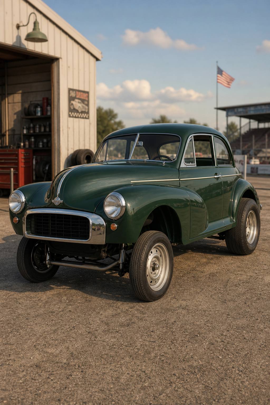 1949 Morris Minor Coupe, Restoration or Gasser Project AI restoration vision