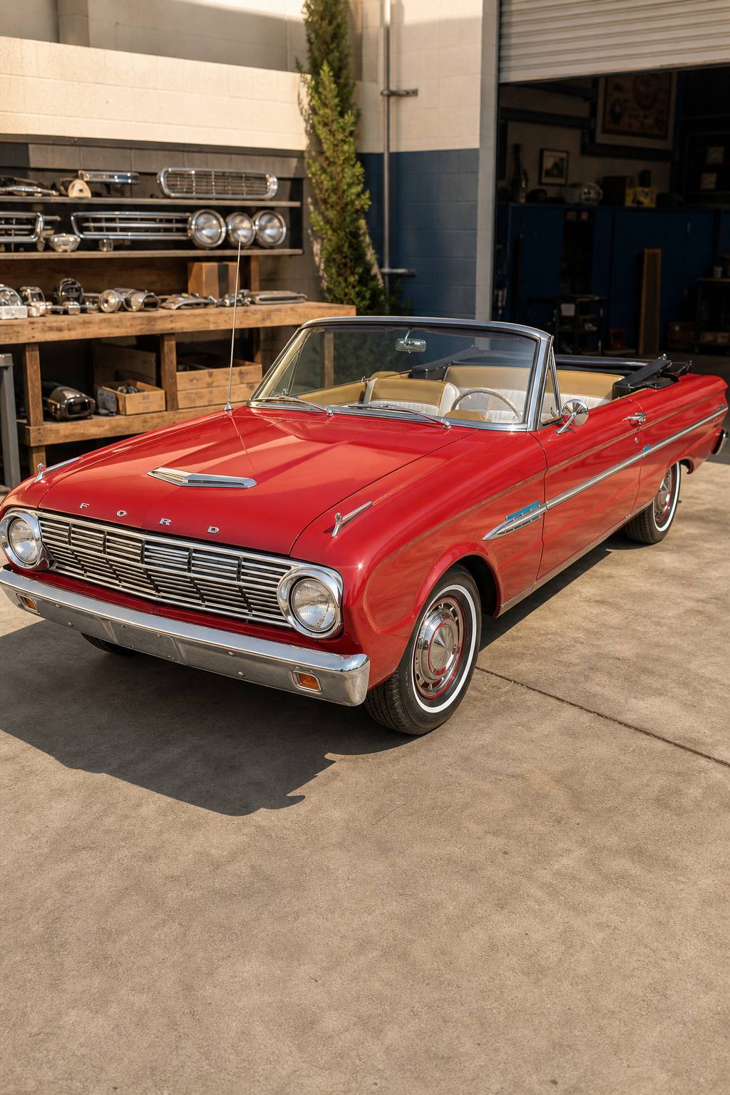 1963 Ford Falcon Convertible V8 4 Speed Project Car Original and Correct AI restoration vision