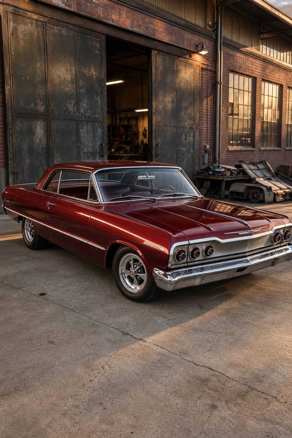 1963 Chevrolet Impala V8 Hotrod Project Car AI restoration vision