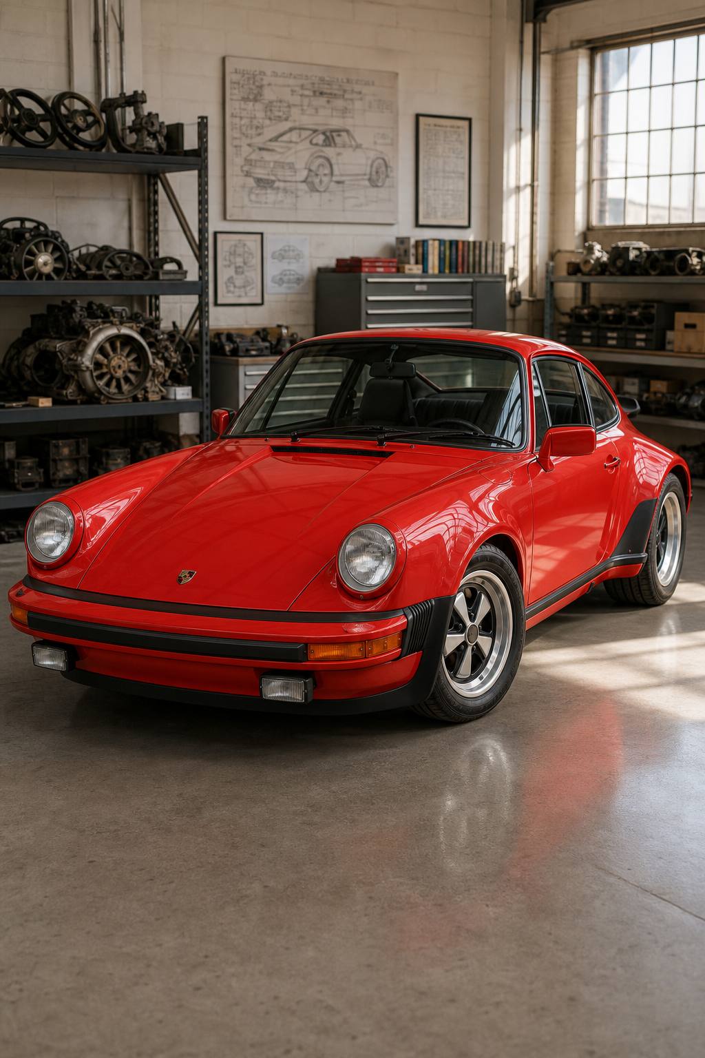 1976 Porsche 911 930 AI restoration vision