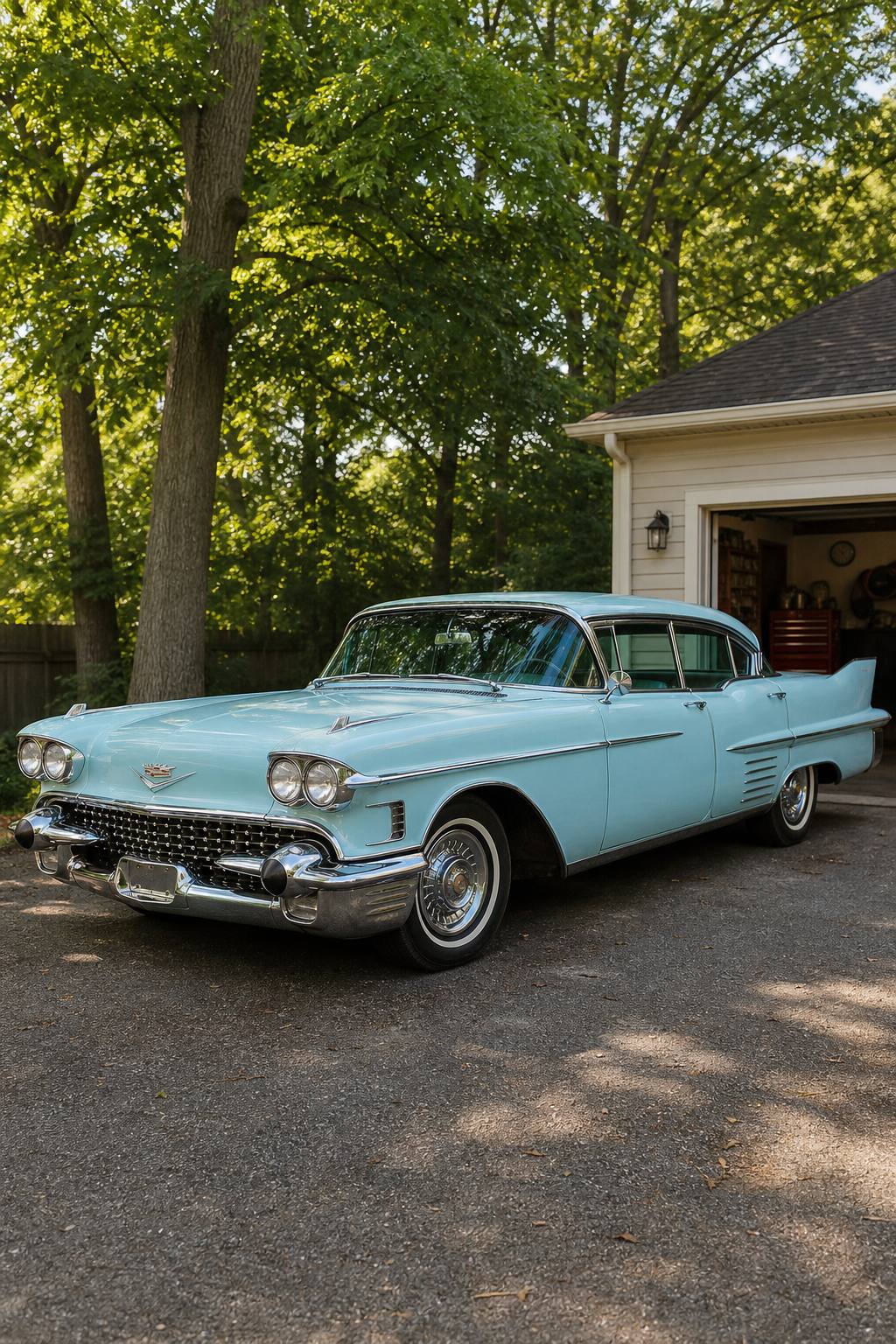 1958 Cadillac DeVille AI restoration vision
