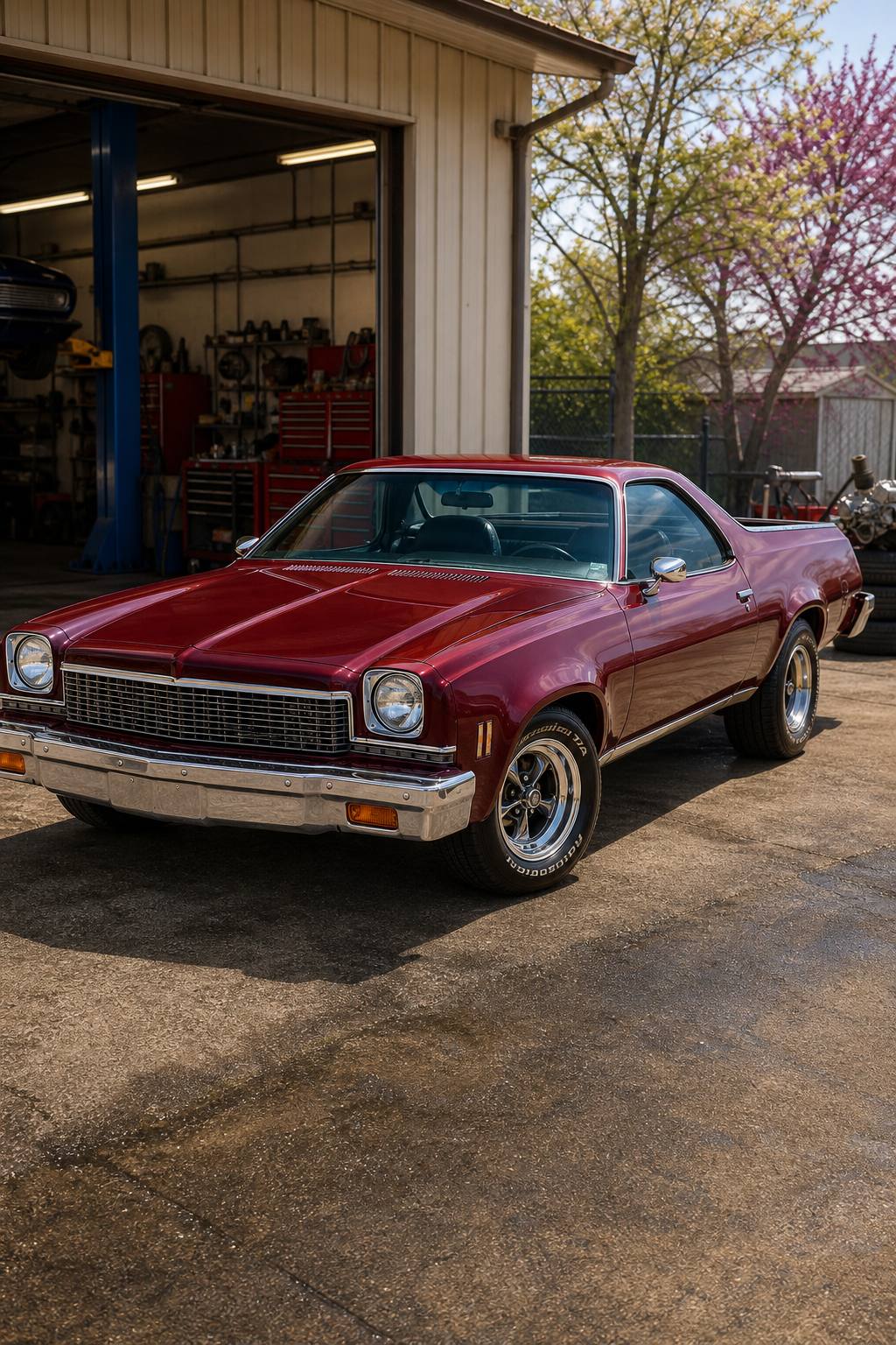 1973 Chevrolet El Camino AI restoration vision