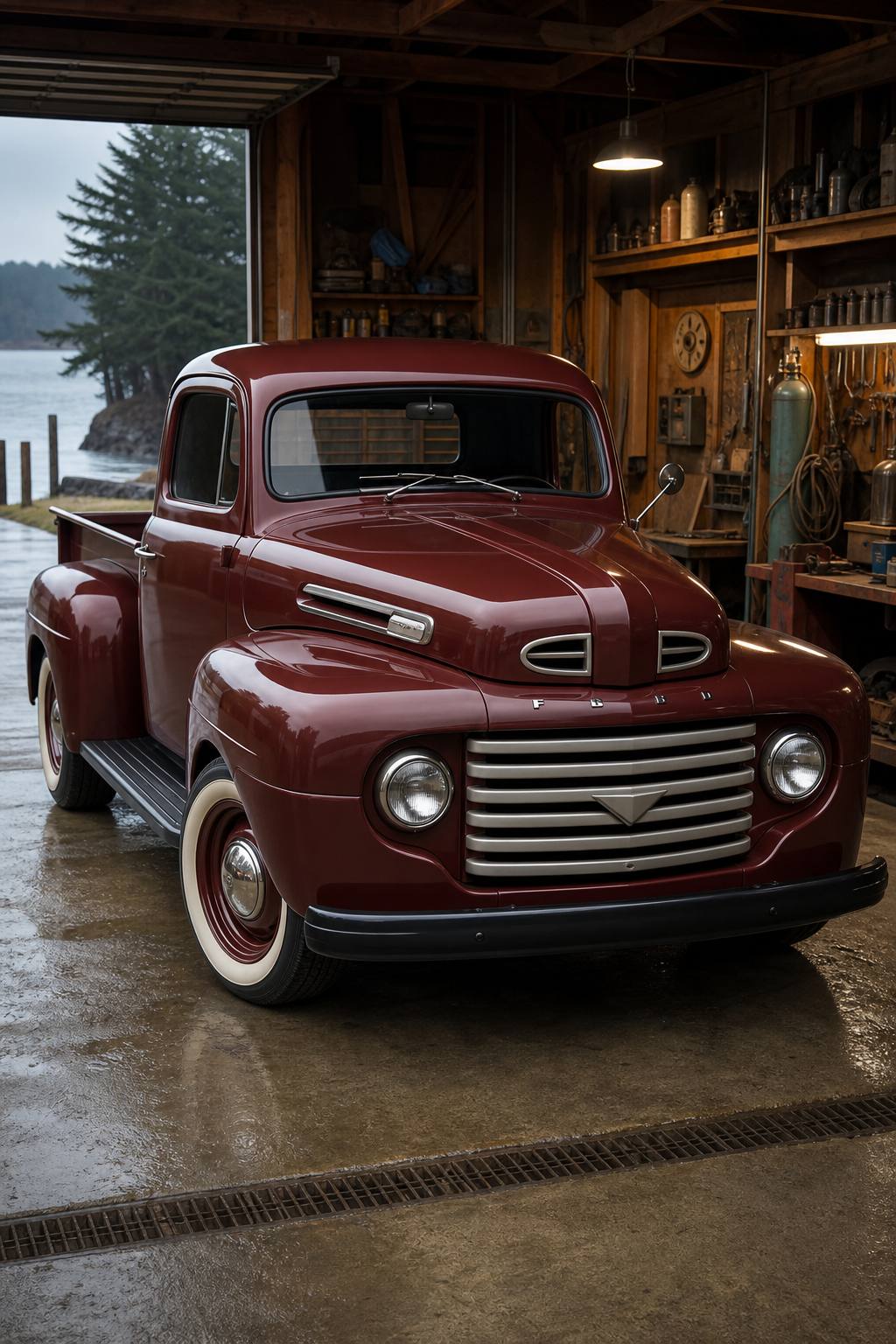 1951 Ford F1 project AI restoration vision