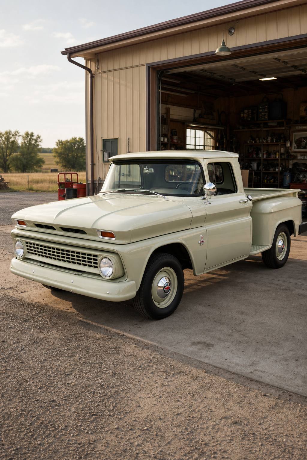 1963 Chevrolet c10 short box AI restoration vision