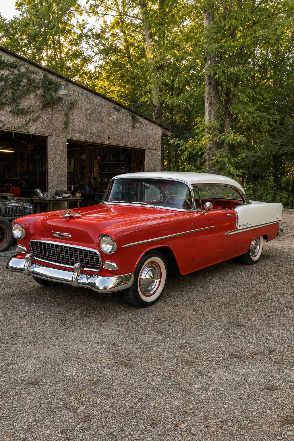1955 Chevrolet Bel Air hardtop 2-door 4.3l AI restoration vision