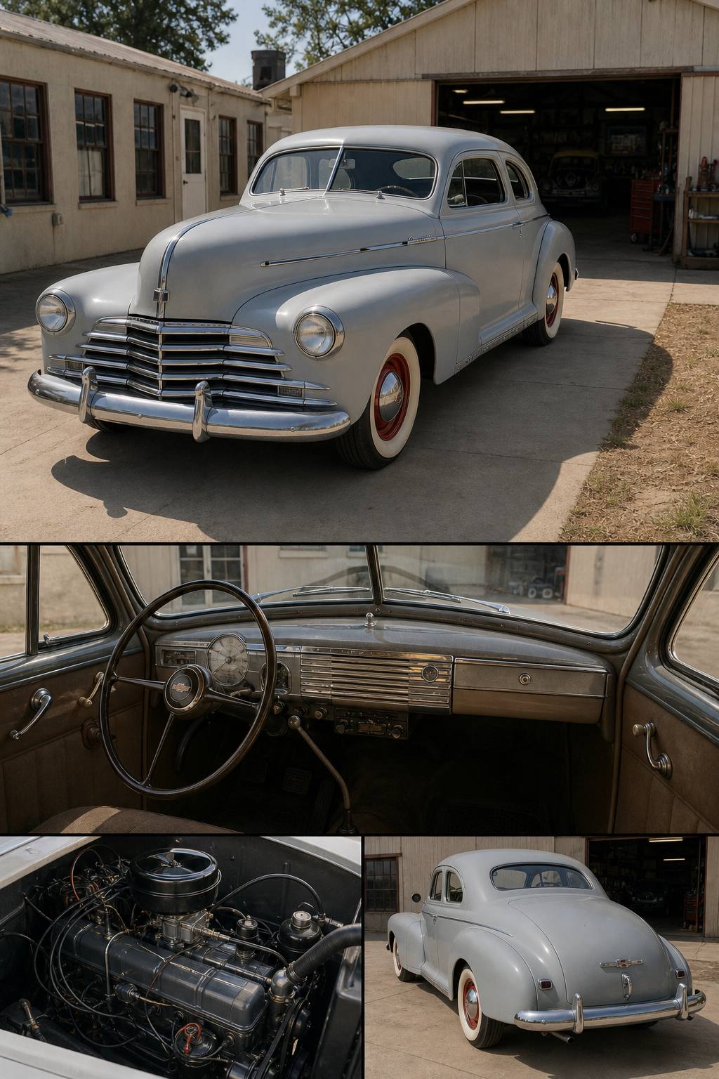 1942 Chevrolet Fleetline AI restoration vision