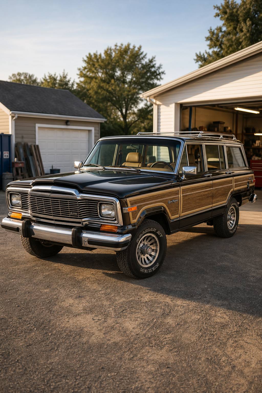 1984 Jeep Grand Wagoneer AI restoration vision