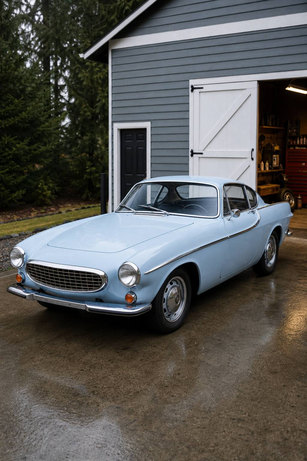 1965 Volvo 1800S Project AI restoration vision