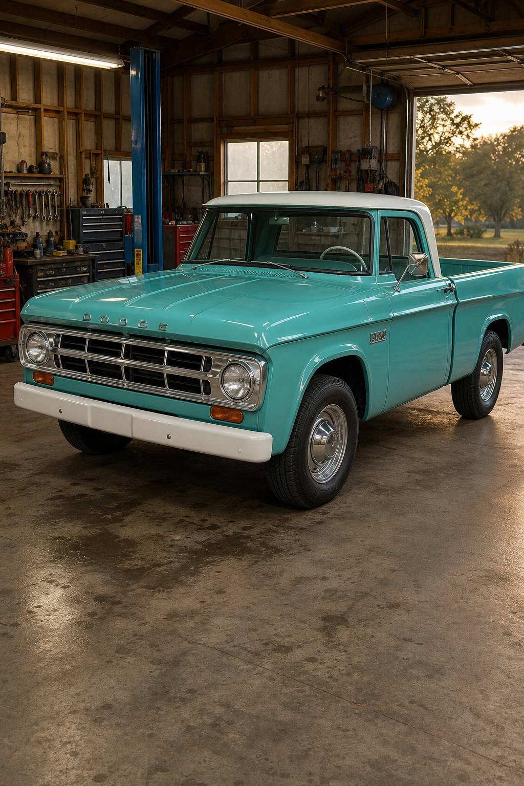 1967 Dodge D200 Pickup Truck Project Unfinished Restoration Clean TITLE AI restoration vision
