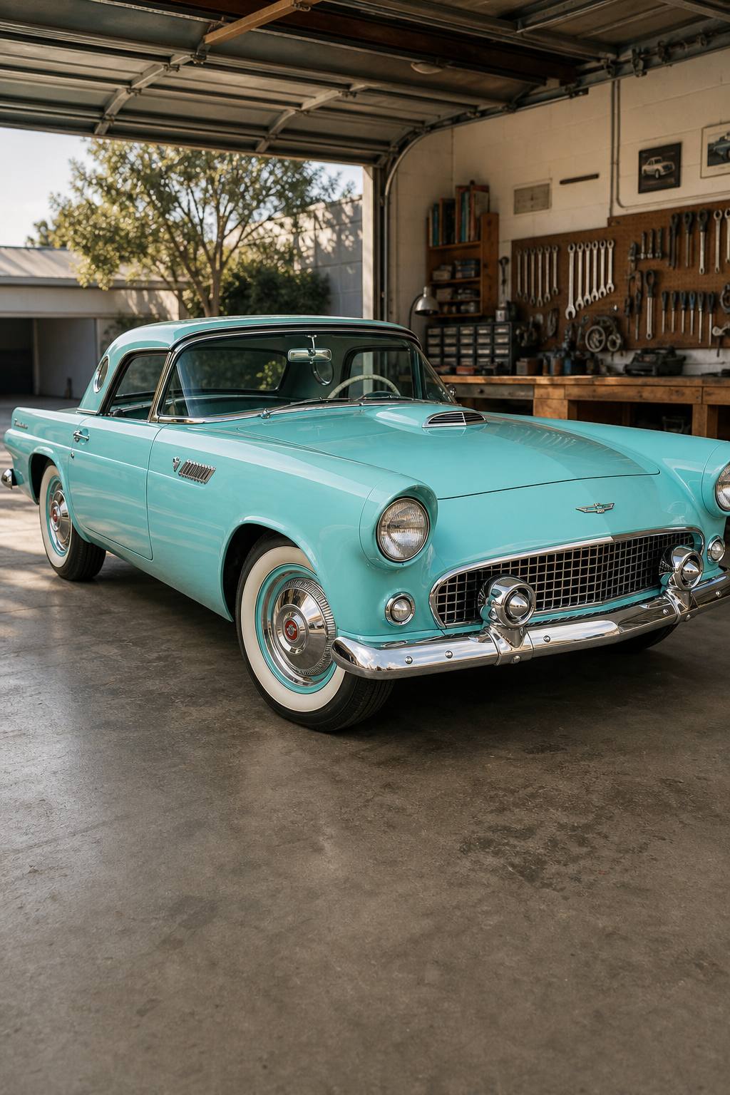 1955 Ford Thunderbird Original California Barnfind Project AI restoration vision