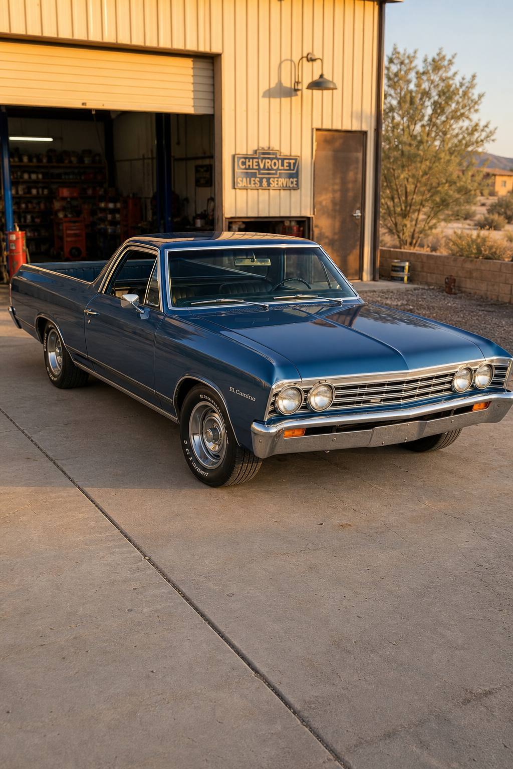 1967 Chevrolet El Camino AI restoration vision