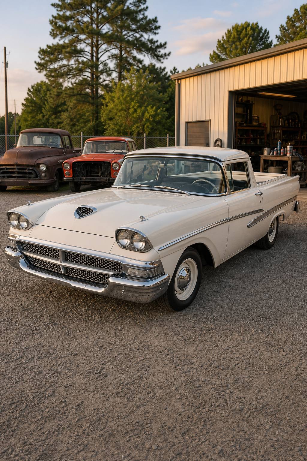 1958 Ford Ranchero Project AI restoration vision
