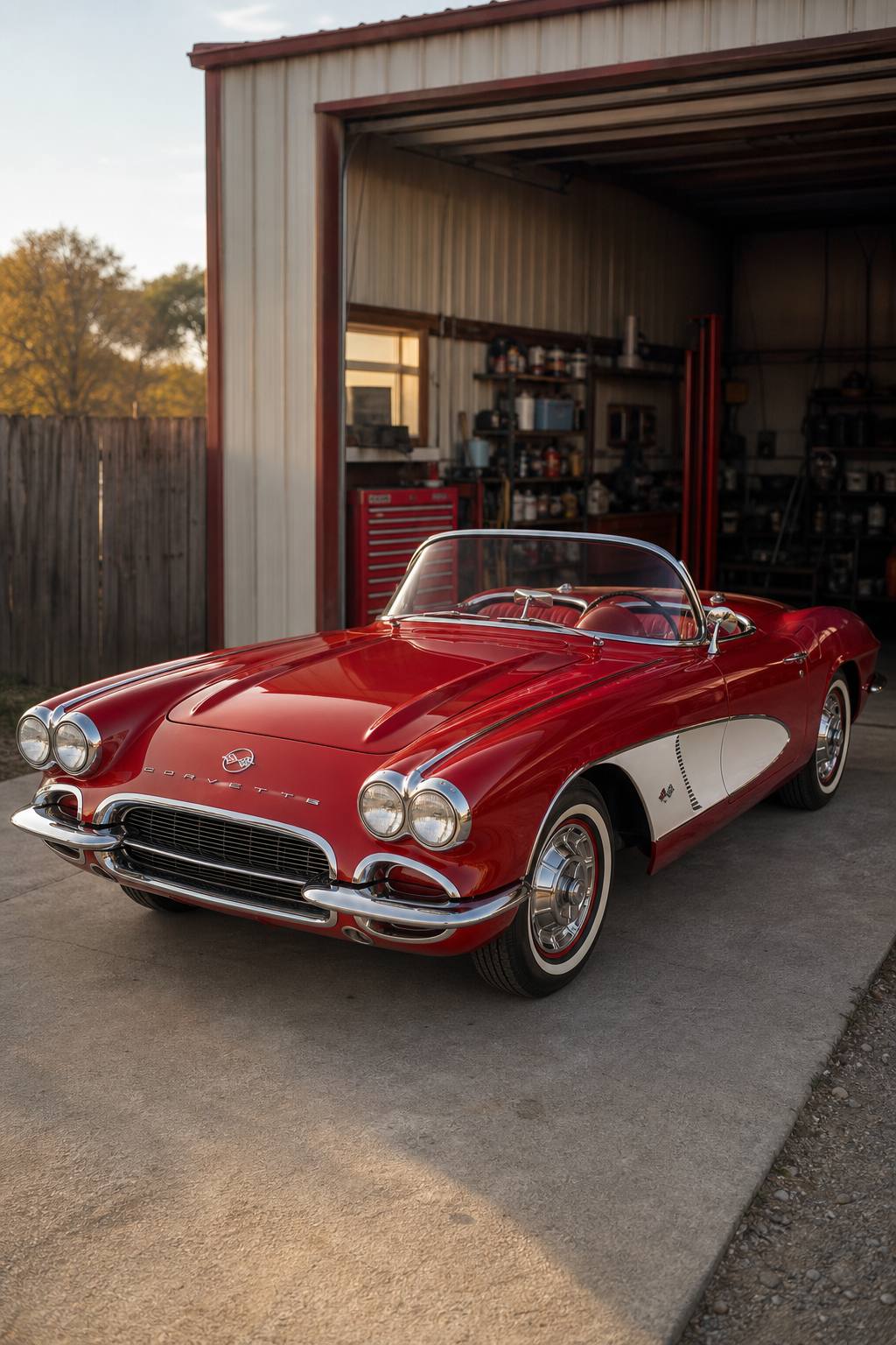 1962 Chevrolet Corvette project car AI restoration vision