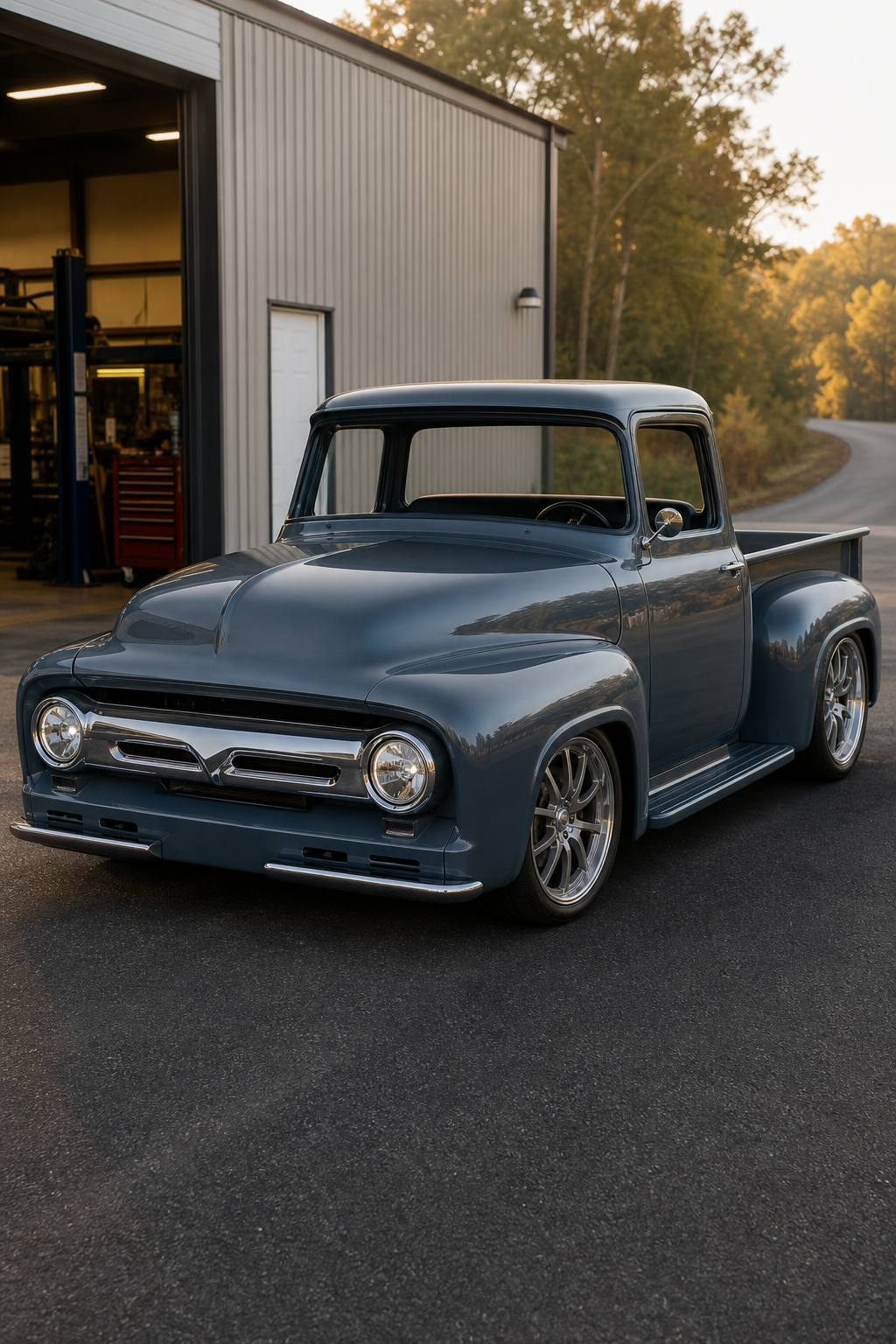 1956 ford F100 Custom Project AI restoration vision