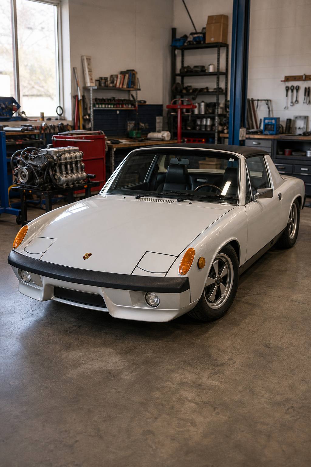 1974 Porsche 914 project car AI restoration vision