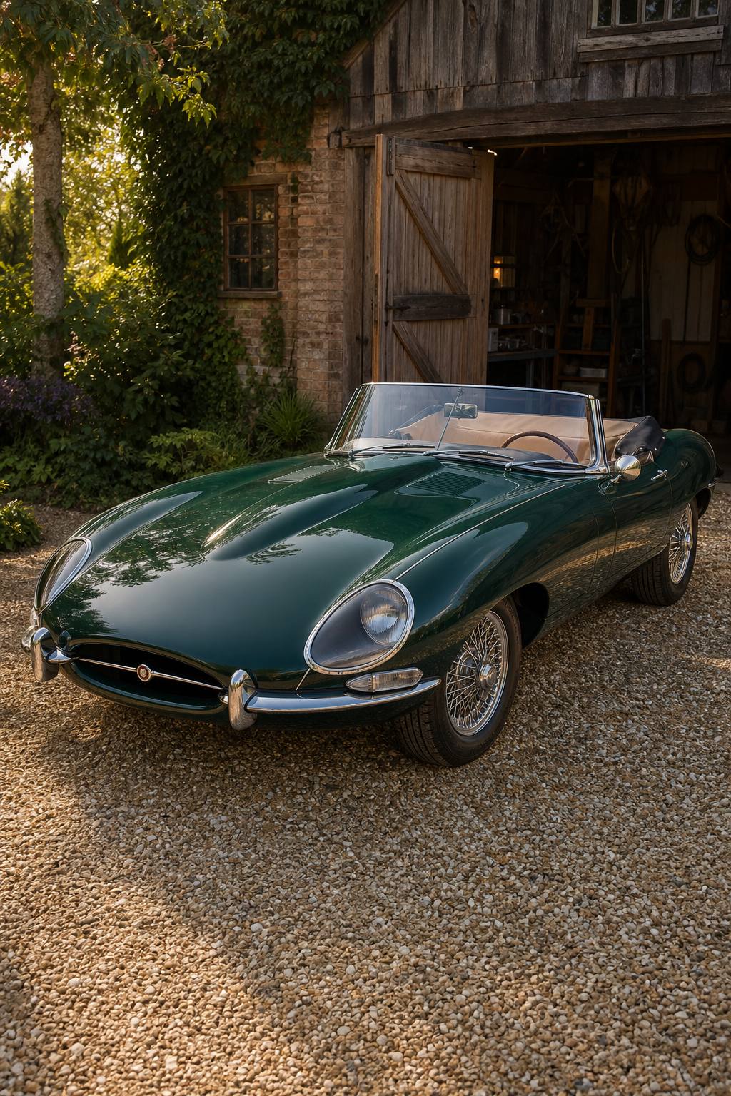 1967 Jaguar XKE 4.2 E type Series 1 Roadster OTS BARN FIND Project Car AI restoration vision